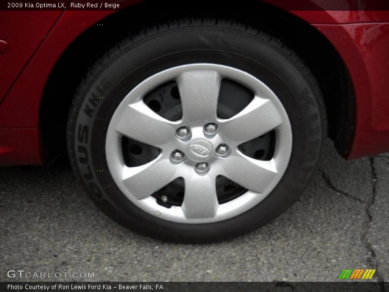Ruby Red / Beige 2009 Kia Optima LX