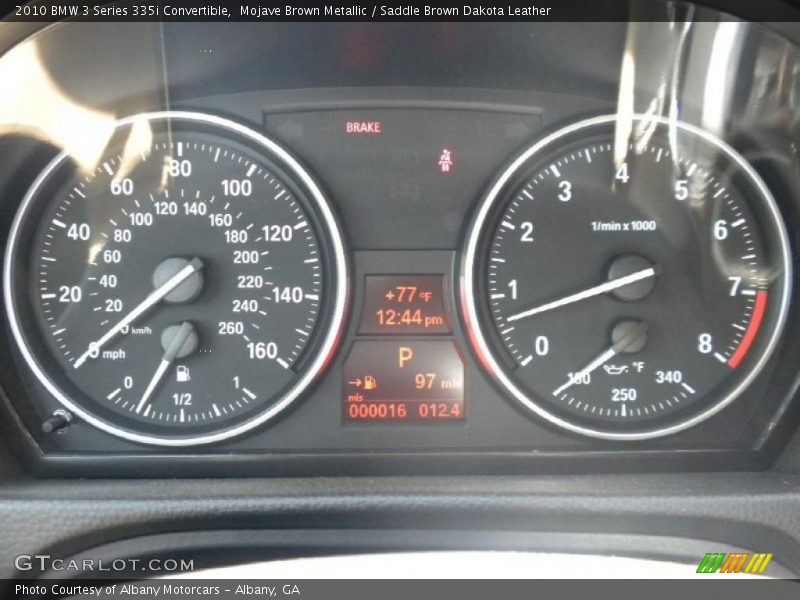 Mojave Brown Metallic / Saddle Brown Dakota Leather 2010 BMW 3 Series 335i Convertible