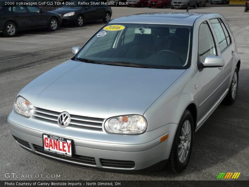 Reflex Silver Metallic / Black 2006 Volkswagen Golf GLS TDI 4 Door