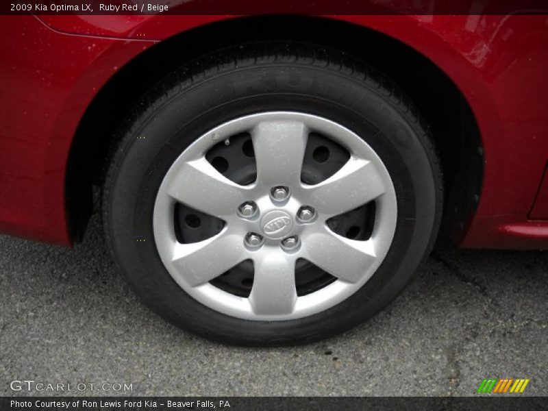 Ruby Red / Beige 2009 Kia Optima LX