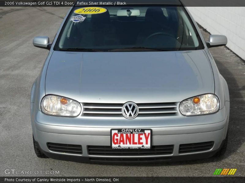 Reflex Silver Metallic / Black 2006 Volkswagen Golf GLS TDI 4 Door