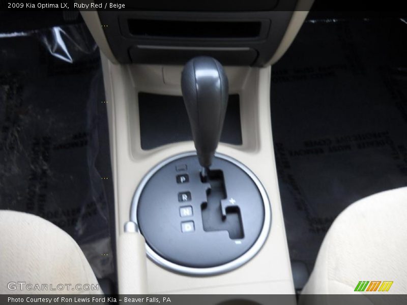 Ruby Red / Beige 2009 Kia Optima LX