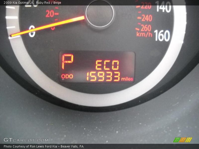 Ruby Red / Beige 2009 Kia Optima LX