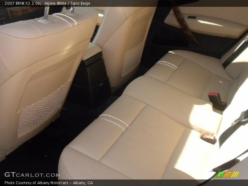 Alpine White / Sand Beige 2007 BMW X3 3.0si
