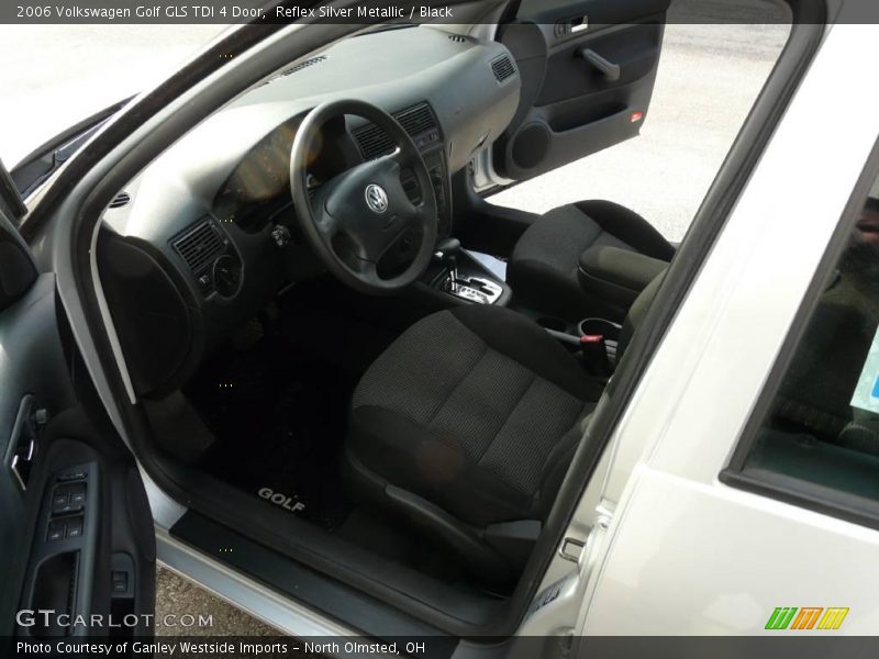Reflex Silver Metallic / Black 2006 Volkswagen Golf GLS TDI 4 Door