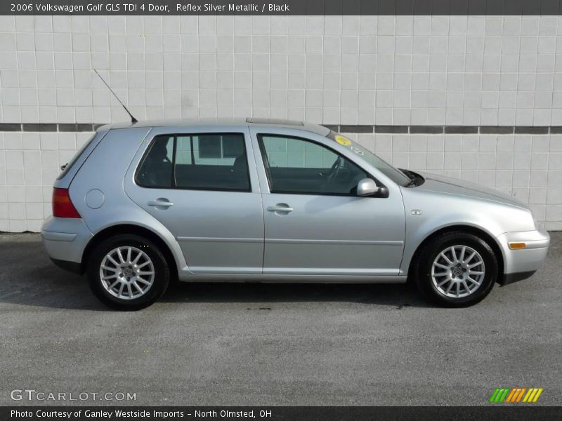 Reflex Silver Metallic / Black 2006 Volkswagen Golf GLS TDI 4 Door