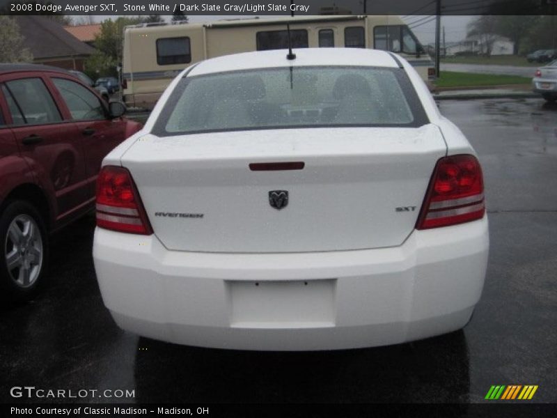 Stone White / Dark Slate Gray/Light Slate Gray 2008 Dodge Avenger SXT