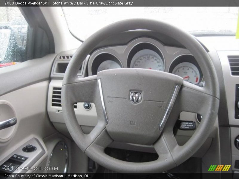 Stone White / Dark Slate Gray/Light Slate Gray 2008 Dodge Avenger SXT