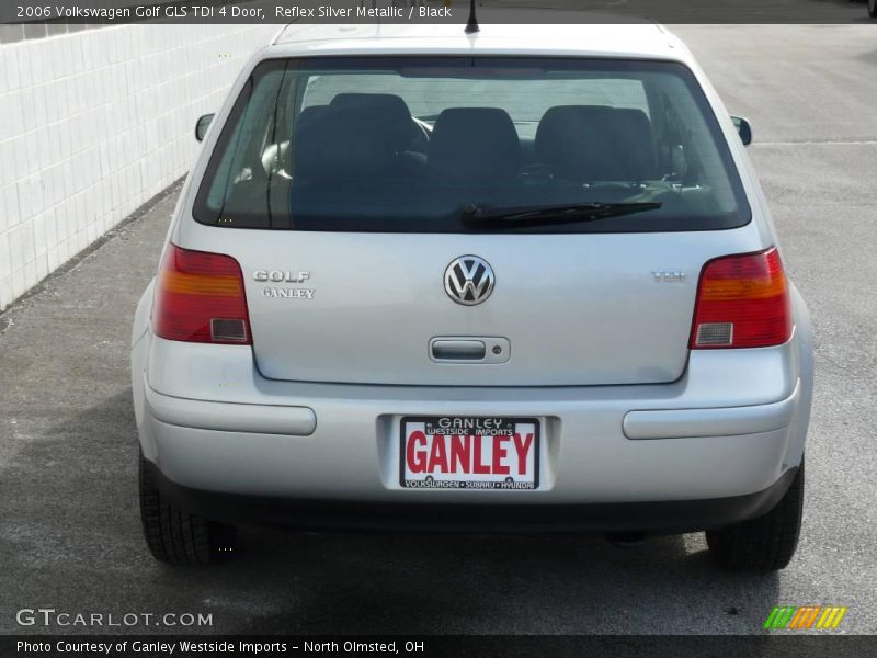 Reflex Silver Metallic / Black 2006 Volkswagen Golf GLS TDI 4 Door