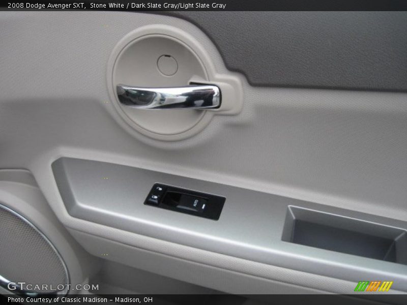Stone White / Dark Slate Gray/Light Slate Gray 2008 Dodge Avenger SXT
