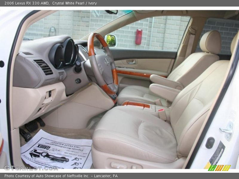 Crystal White Pearl / Ivory 2006 Lexus RX 330 AWD
