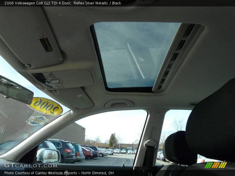 Reflex Silver Metallic / Black 2006 Volkswagen Golf GLS TDI 4 Door