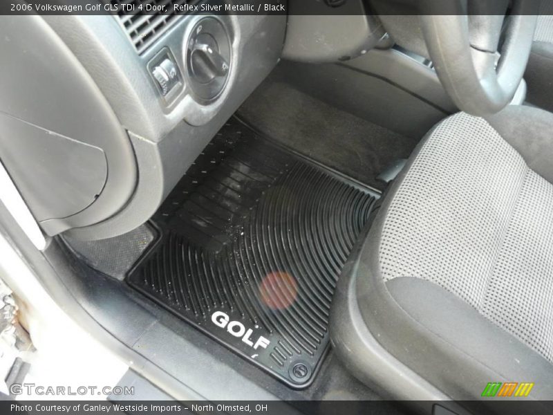 Reflex Silver Metallic / Black 2006 Volkswagen Golf GLS TDI 4 Door