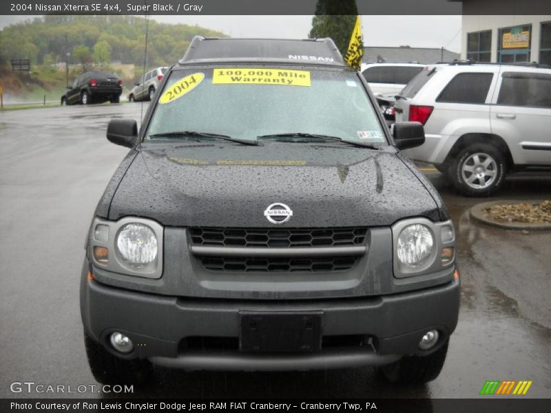 Super Black / Gray 2004 Nissan Xterra SE 4x4