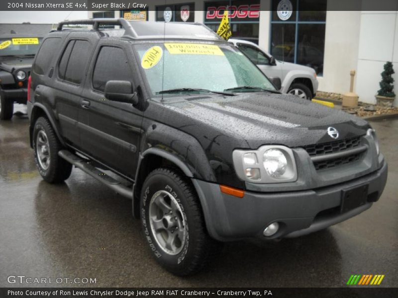 Super Black / Gray 2004 Nissan Xterra SE 4x4
