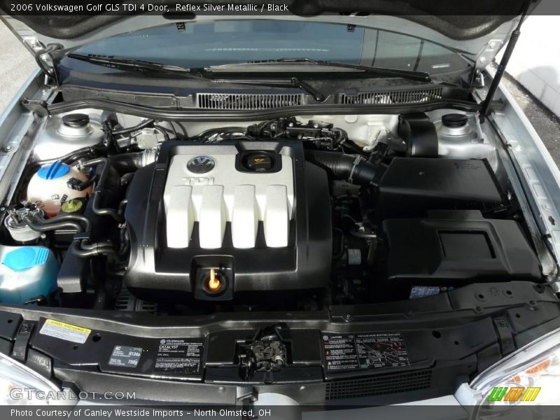 Reflex Silver Metallic / Black 2006 Volkswagen Golf GLS TDI 4 Door