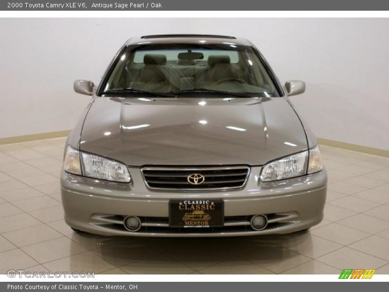 Antique Sage Pearl / Oak 2000 Toyota Camry XLE V6