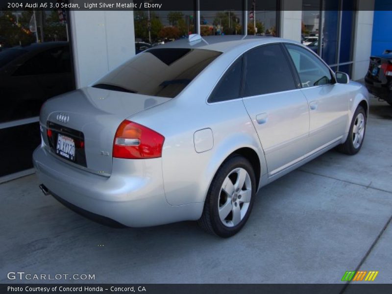 Light Silver Metallic / Ebony 2004 Audi A6 3.0 Sedan