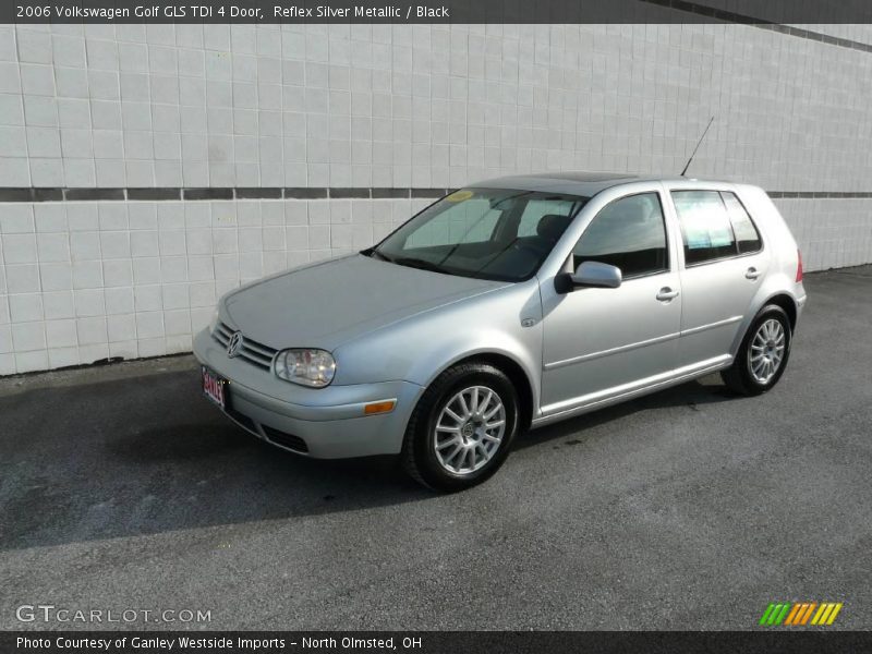 Reflex Silver Metallic / Black 2006 Volkswagen Golf GLS TDI 4 Door