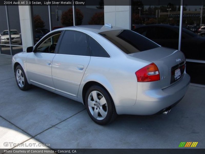 Light Silver Metallic / Ebony 2004 Audi A6 3.0 Sedan