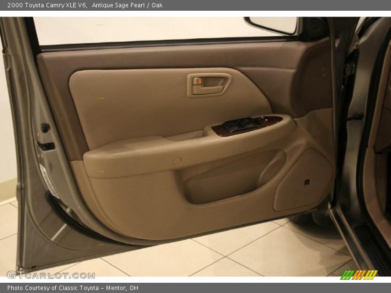 Antique Sage Pearl / Oak 2000 Toyota Camry XLE V6