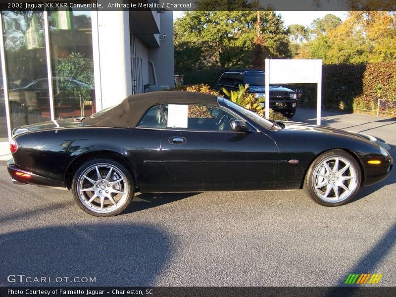 Anthracite Metallic / Charcoal 2002 Jaguar XK XKR Convertible