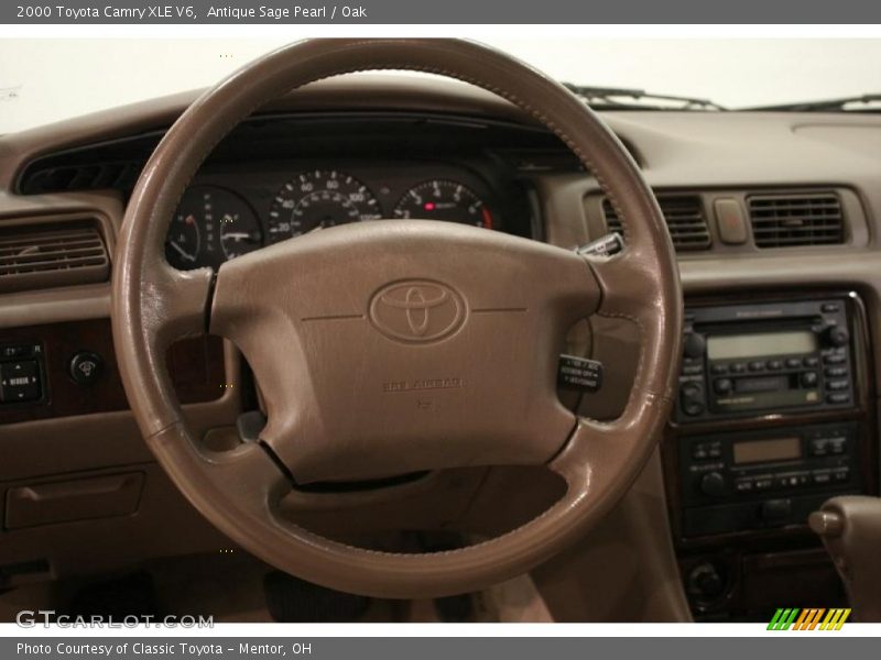 Antique Sage Pearl / Oak 2000 Toyota Camry XLE V6
