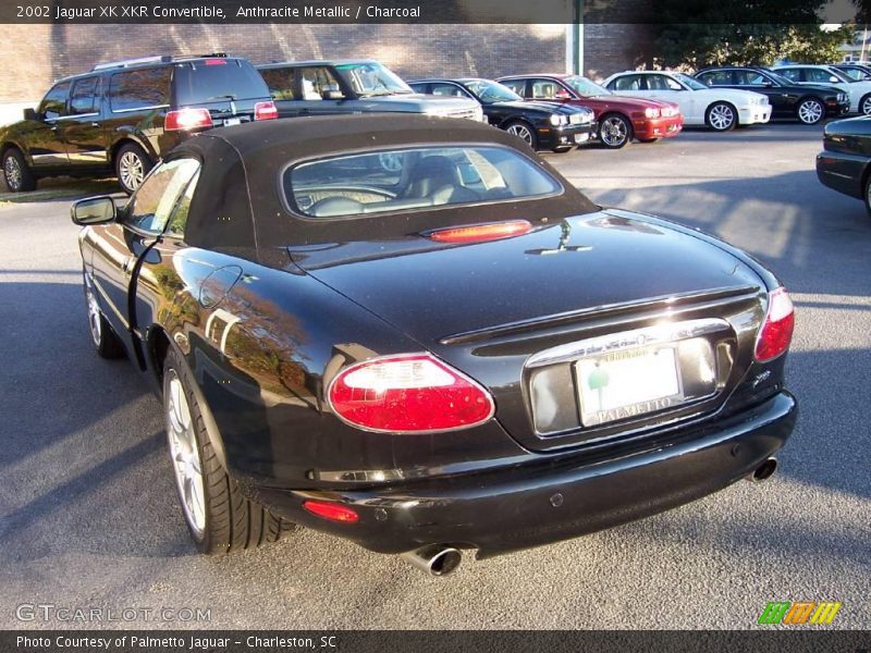 Anthracite Metallic / Charcoal 2002 Jaguar XK XKR Convertible