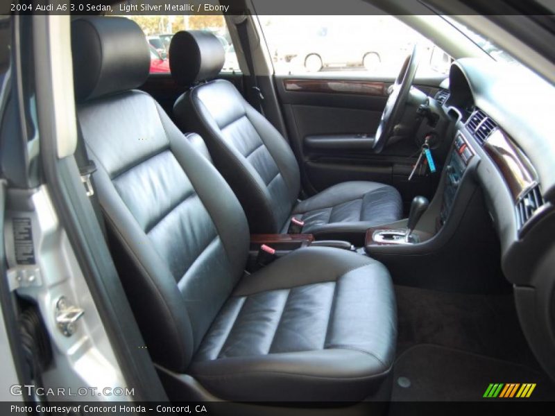 Light Silver Metallic / Ebony 2004 Audi A6 3.0 Sedan
