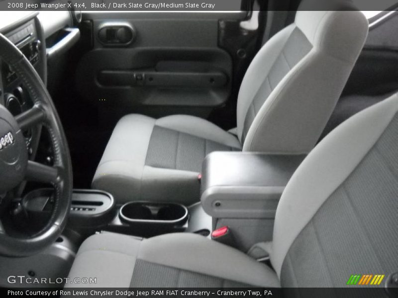 Black / Dark Slate Gray/Medium Slate Gray 2008 Jeep Wrangler X 4x4