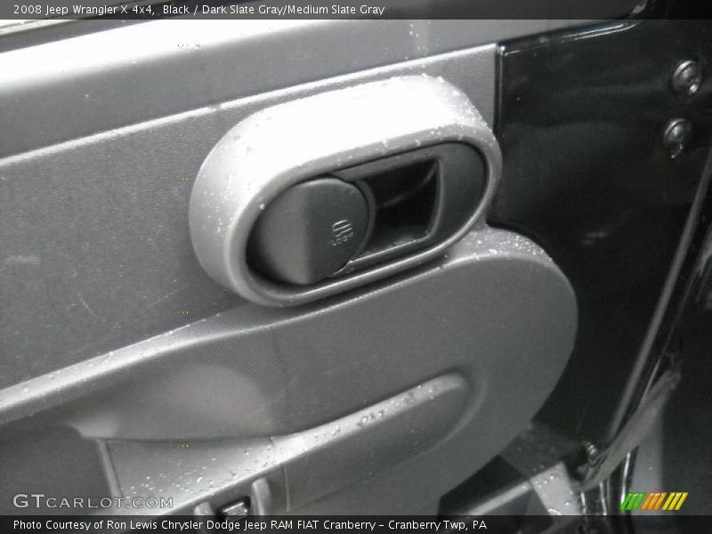 Black / Dark Slate Gray/Medium Slate Gray 2008 Jeep Wrangler X 4x4