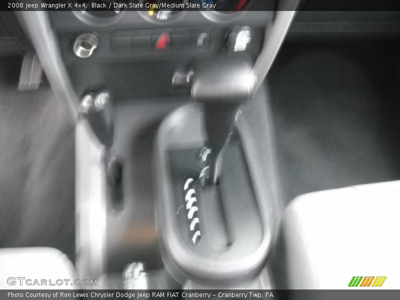 Black / Dark Slate Gray/Medium Slate Gray 2008 Jeep Wrangler X 4x4