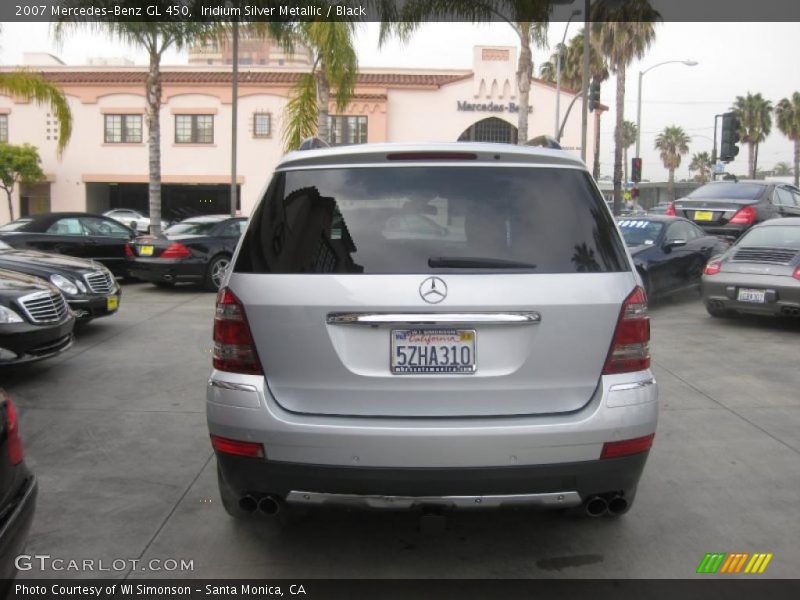 Iridium Silver Metallic / Black 2007 Mercedes-Benz GL 450