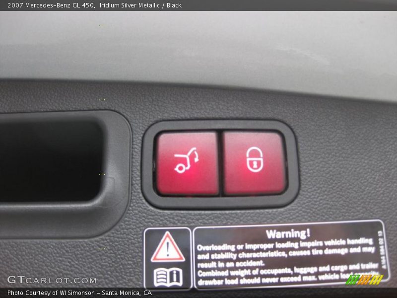 Iridium Silver Metallic / Black 2007 Mercedes-Benz GL 450