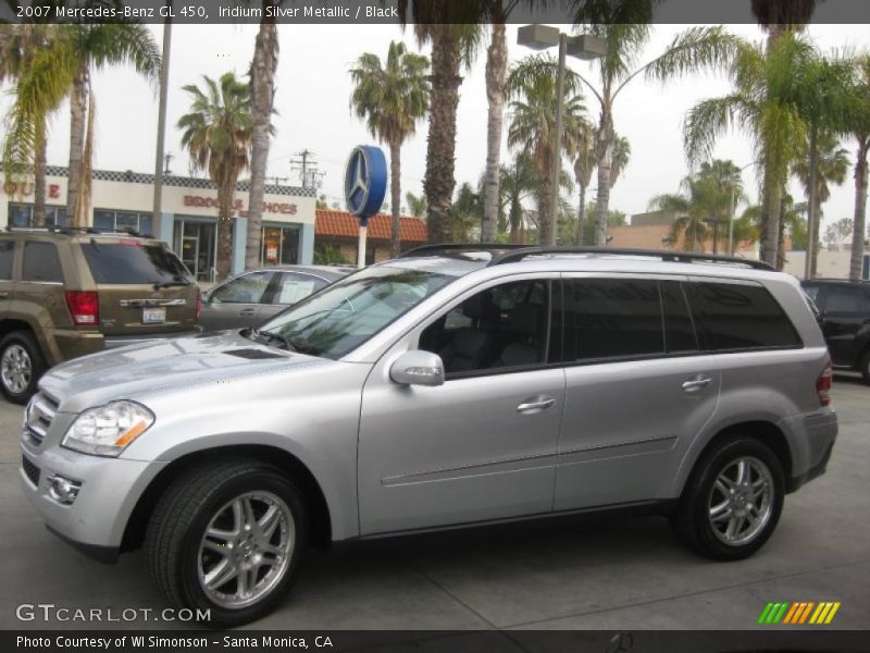 Iridium Silver Metallic / Black 2007 Mercedes-Benz GL 450