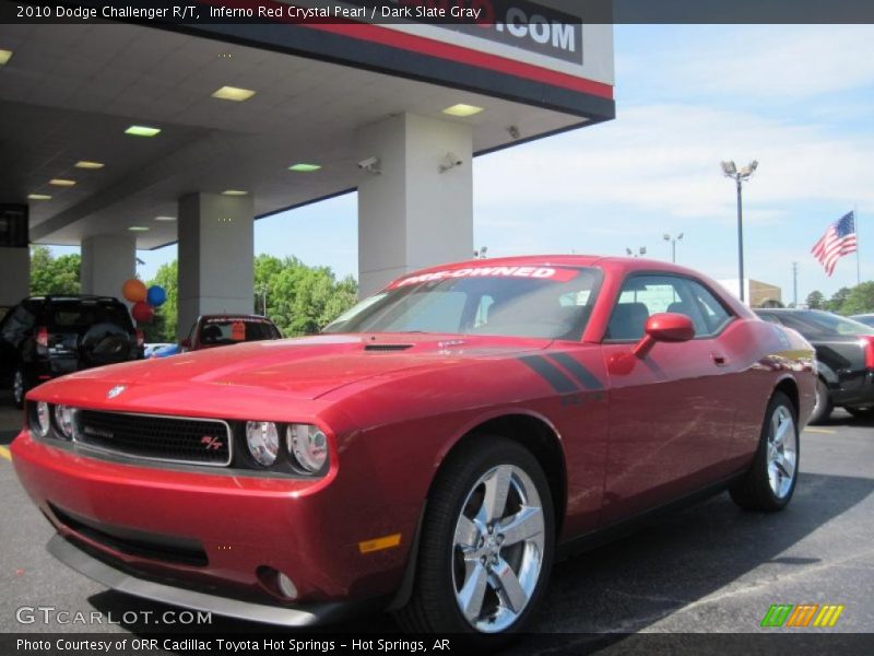 Inferno Red Crystal Pearl / Dark Slate Gray 2010 Dodge Challenger R/T