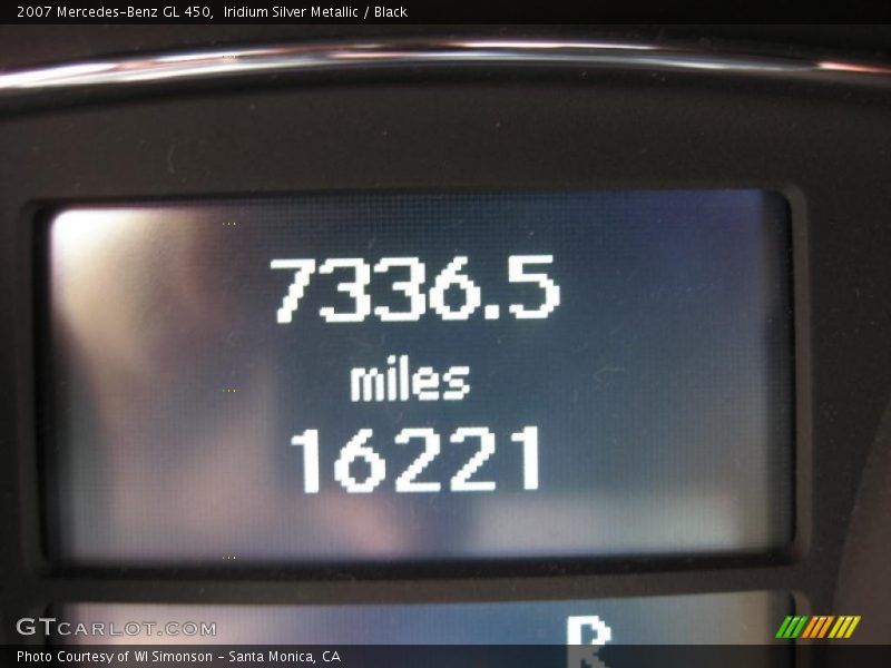 Iridium Silver Metallic / Black 2007 Mercedes-Benz GL 450