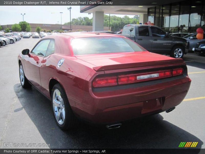 Inferno Red Crystal Pearl / Dark Slate Gray 2010 Dodge Challenger R/T