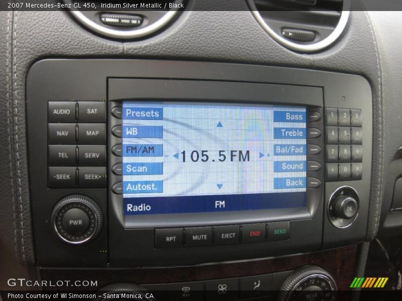Iridium Silver Metallic / Black 2007 Mercedes-Benz GL 450