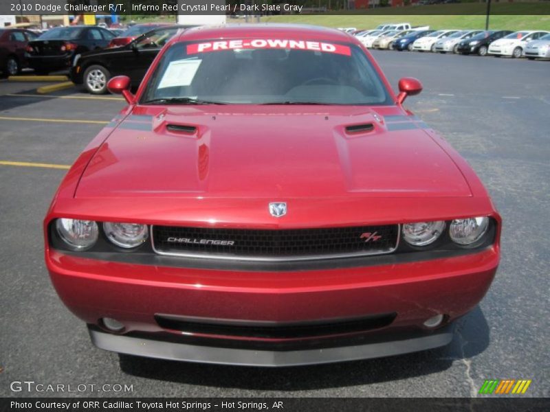 Inferno Red Crystal Pearl / Dark Slate Gray 2010 Dodge Challenger R/T