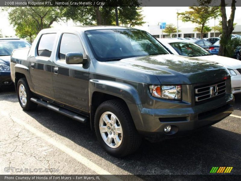 Nimbus Gray Metallic / Gray 2008 Honda Ridgeline RTL