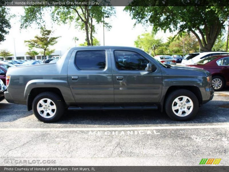 Nimbus Gray Metallic / Gray 2008 Honda Ridgeline RTL
