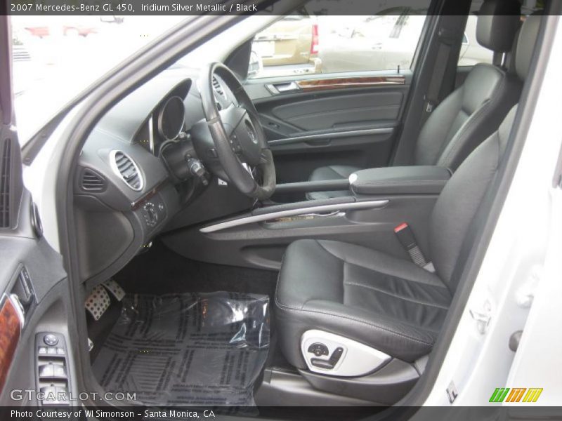 Iridium Silver Metallic / Black 2007 Mercedes-Benz GL 450