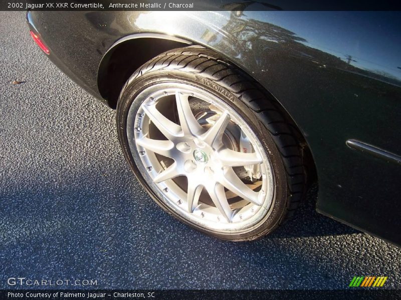 Anthracite Metallic / Charcoal 2002 Jaguar XK XKR Convertible
