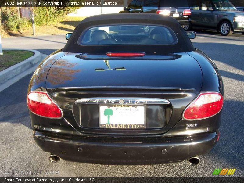 Anthracite Metallic / Charcoal 2002 Jaguar XK XKR Convertible