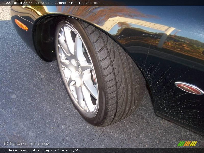 Anthracite Metallic / Charcoal 2002 Jaguar XK XKR Convertible