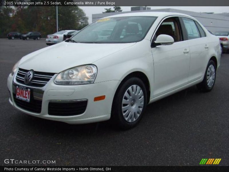 Campanella White / Pure Beige 2005 Volkswagen Jetta 2.5 Sedan