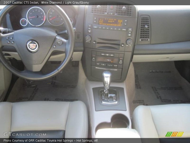 White Diamond / Light Gray/Ebony 2007 Cadillac CTS Sedan