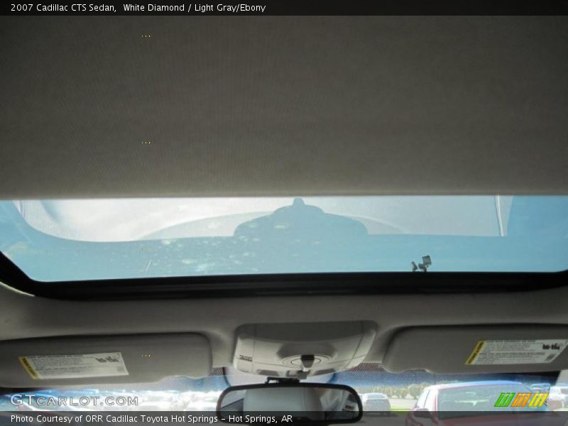 White Diamond / Light Gray/Ebony 2007 Cadillac CTS Sedan