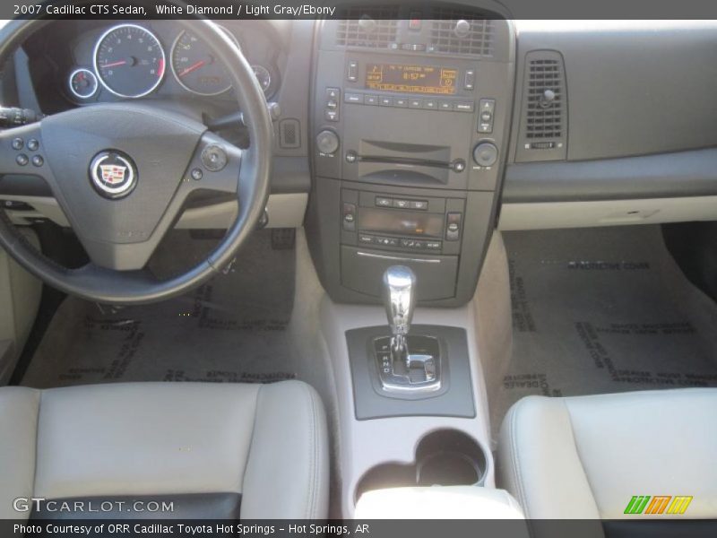 White Diamond / Light Gray/Ebony 2007 Cadillac CTS Sedan